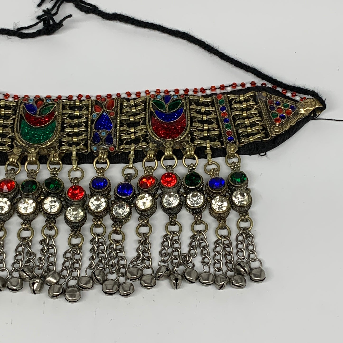 310g, 12"x4.5"Kuchi Choker Necklace Multi-Color Tribal Gypsy Bohemian,B14094