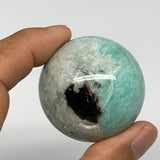 92g, 1.6" Small Amazonite Sphere Ball Gemstone from Madagascar, B15831