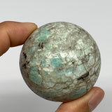 149g, 1.9" Small Amazonite Sphere Ball Gemstone from Madagascar, B15832