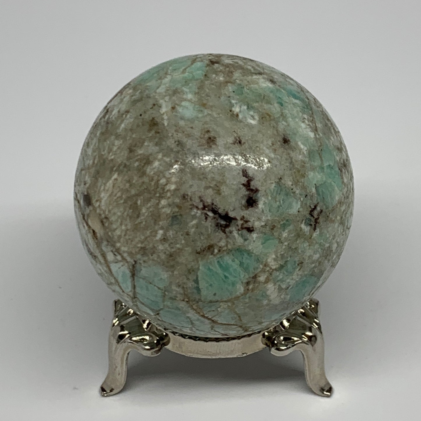 149g, 1.9" Small Amazonite Sphere Ball Gemstone from Madagascar, B15832