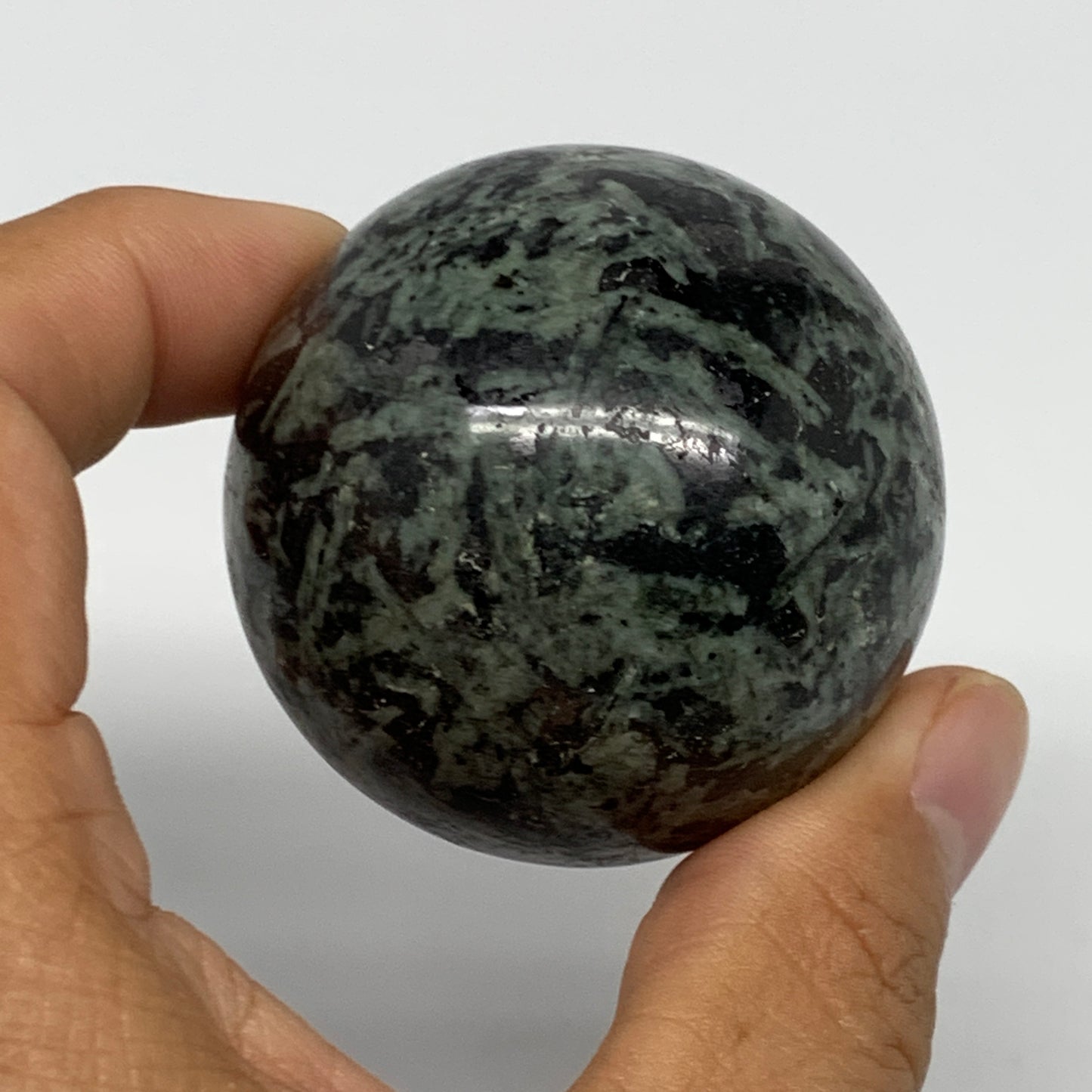 176.3g, 1.9"(48mm), Crocodile Kambaba Jasper Sphere Ball Reiki @Madagascar,B2219