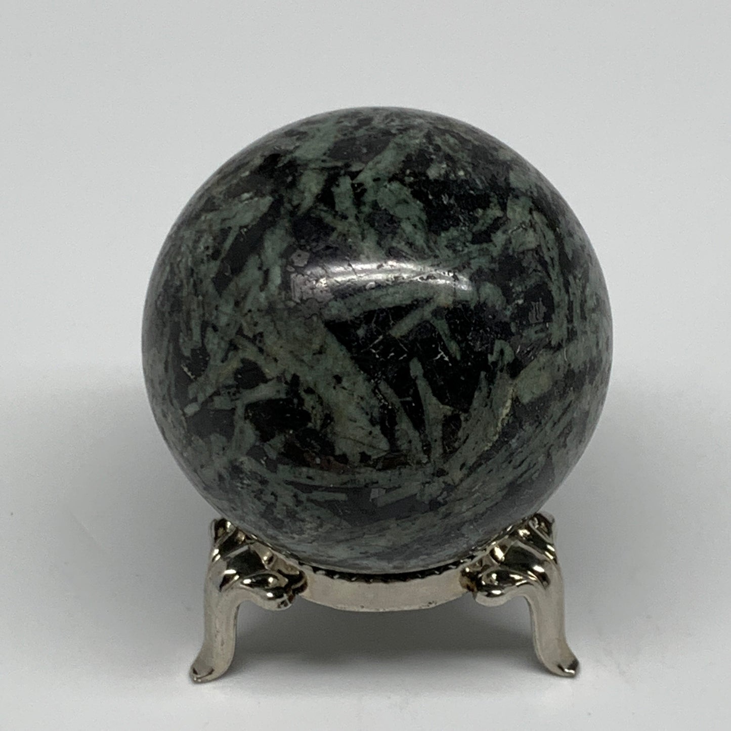 176.3g, 1.9"(48mm), Crocodile Kambaba Jasper Sphere Ball Reiki @Madagascar,B2219