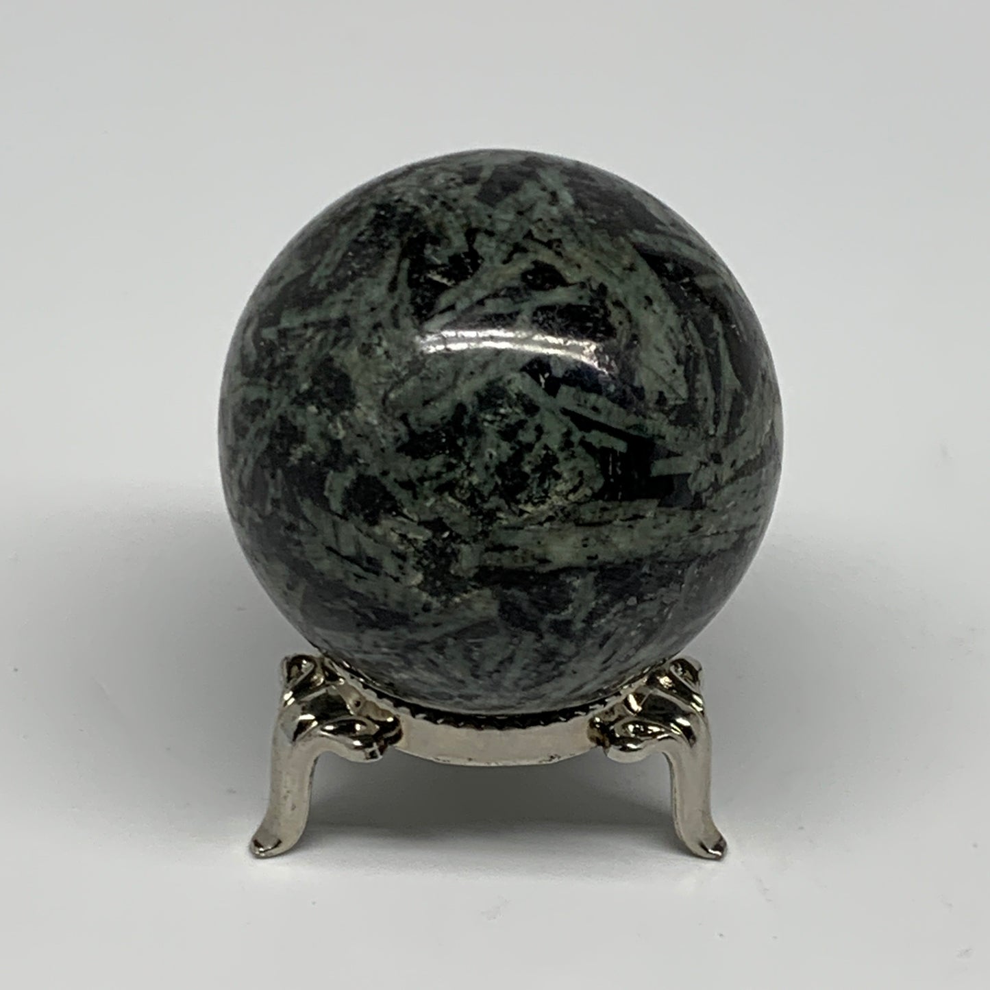 176.3g, 1.9"(48mm), Crocodile Kambaba Jasper Sphere Ball Reiki @Madagascar,B2219