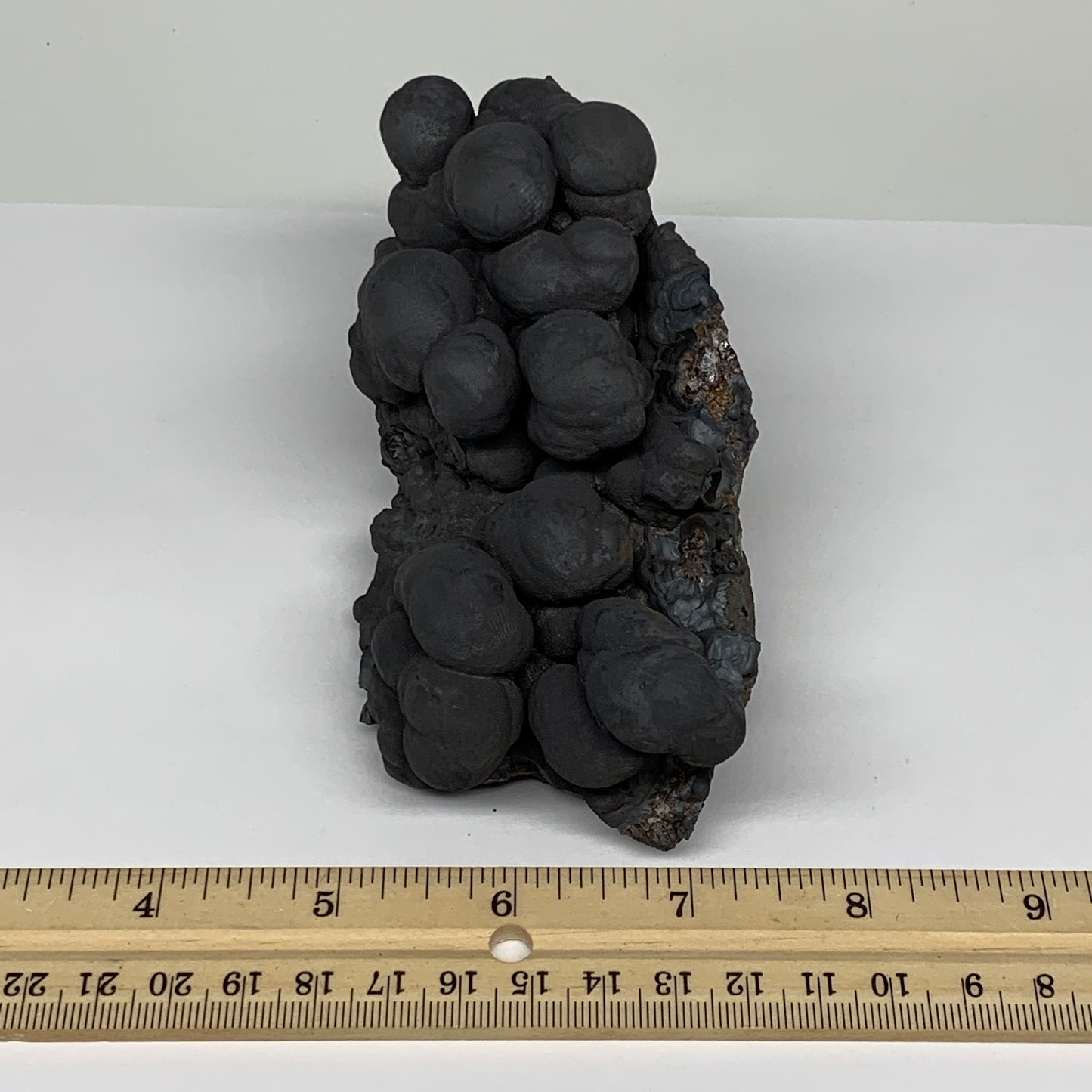 802g,5.1"x3.1"x2.5"Rough Hematite Botryoidal Mineral Crystal @Morocco,B10838