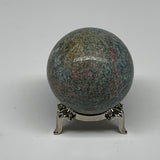 195.2g, 1.9"(47mm),Zoisite with Ruby Sphere Sphere Ball Crystal @India, B25034