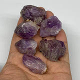 90.8g,1.2"-1.4", 6pcs, Natural Amethyst Crystal Rough Mineral Specimens, B11717