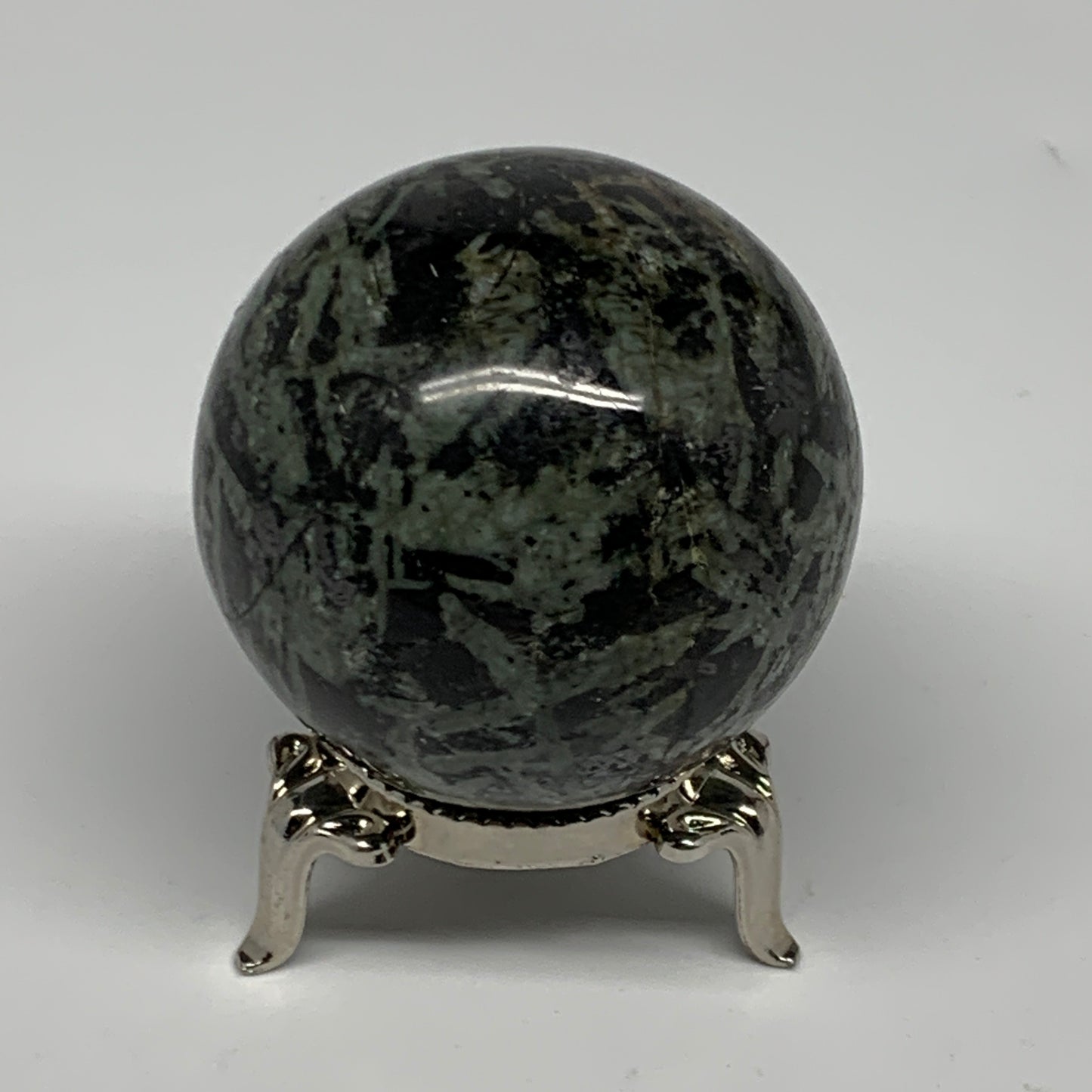 167.7g, 1.9"(47mm), Crocodile Kambaba Jasper Sphere Ball Reiki @Madagascar,B2219