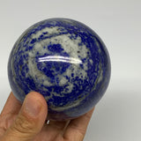 858g, 3.3"(82mm), Lapis Lazuli Sphere Ball Gemstone @Afghanistan, B25326