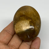 95.8g, 2.5"x1.8"x1.1", Yellow Ocean Jasper Palm-Stone Decor @Madagascar, B18161