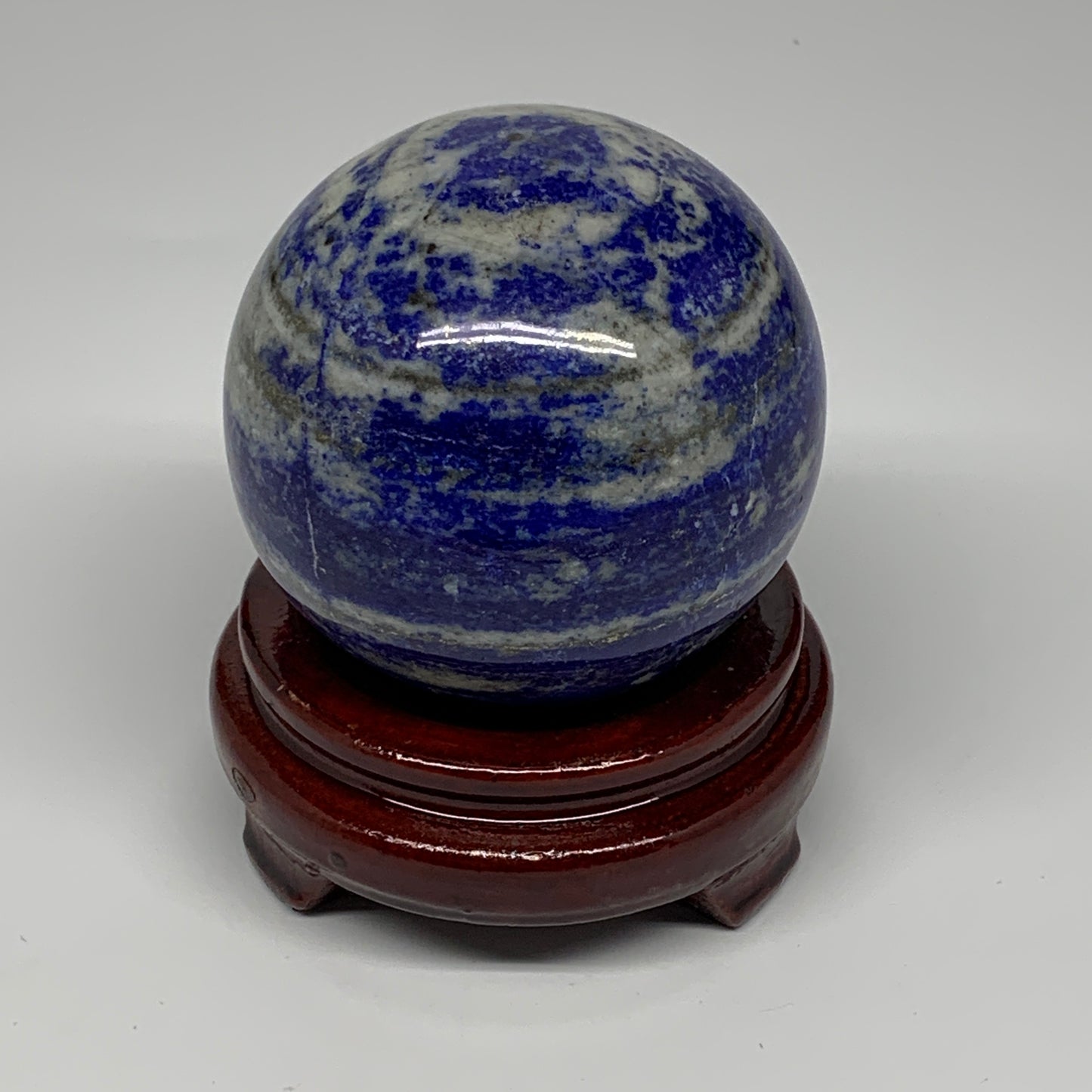 858g, 3.3"(82mm), Lapis Lazuli Sphere Ball Gemstone @Afghanistan, B25326