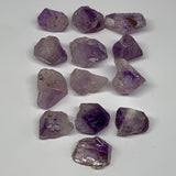 100.4g,0.7"-1.2", 13pcs, Natural Amethyst Crystal Rough Mineral Specimens, B1171