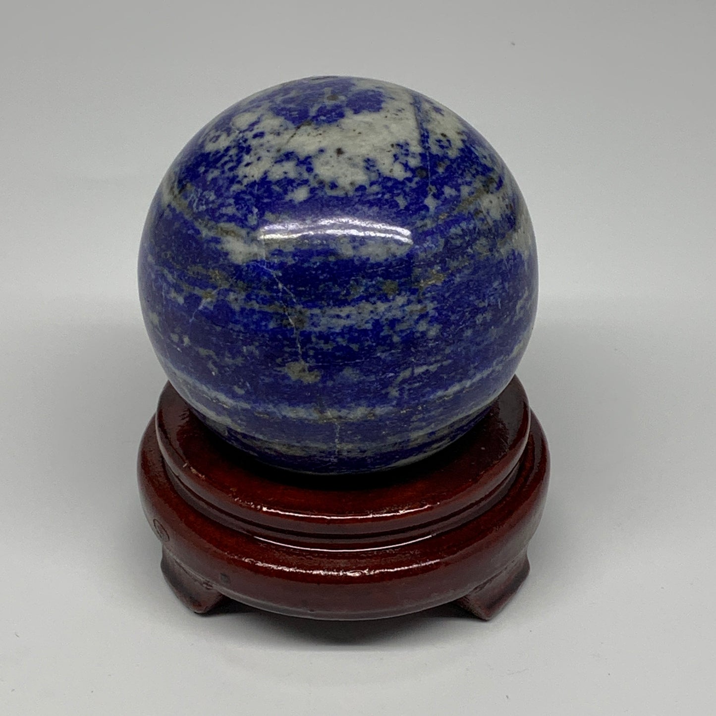 858g, 3.3"(82mm), Lapis Lazuli Sphere Ball Gemstone @Afghanistan, B25326