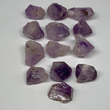 100.4g,0.7"-1.2", 13pcs, Natural Amethyst Crystal Rough Mineral Specimens, B1171