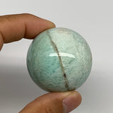 93.2g, 1.6" Small Amazonite Sphere Ball Gemstone from Madagascar, B15837