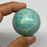 87g, 1.6" Small Amazonite Sphere Ball Gemstone from Madagascar, B15838