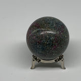 232.6g, 2"(49mm),Zoisite with Ruby Sphere Sphere Ball Crystal @India, B25037