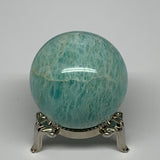 87g, 1.6" Small Amazonite Sphere Ball Gemstone from Madagascar, B15838