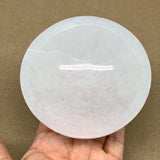 4pcs, 1114g, 3.9"-4" Natural Round Selenite Bowls Crystals from Morocco, B9208