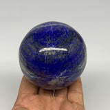 588g, 2.9"(73mm), Lapis Lazuli Sphere Ball Gemstone @Afghanistan, B25331
