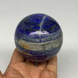588g, 2.9"(73mm), Lapis Lazuli Sphere Ball Gemstone @Afghanistan, B25331