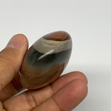 97.6g, 2.2"x1.9"x1.1", Polychrome Jasper Palm-Stone Reiki @Madagascar, B26983
