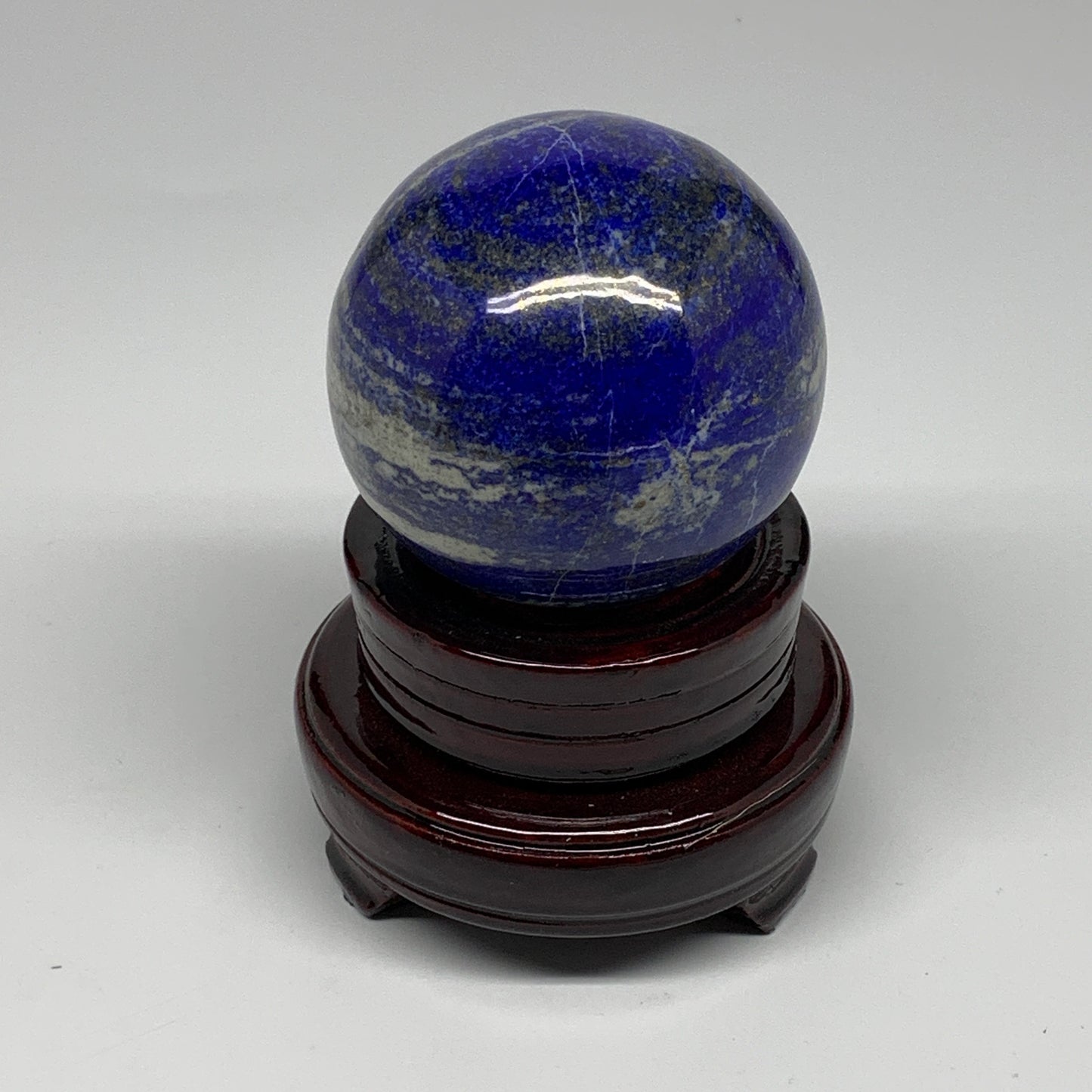 588g, 2.9"(73mm), Lapis Lazuli Sphere Ball Gemstone @Afghanistan, B25331