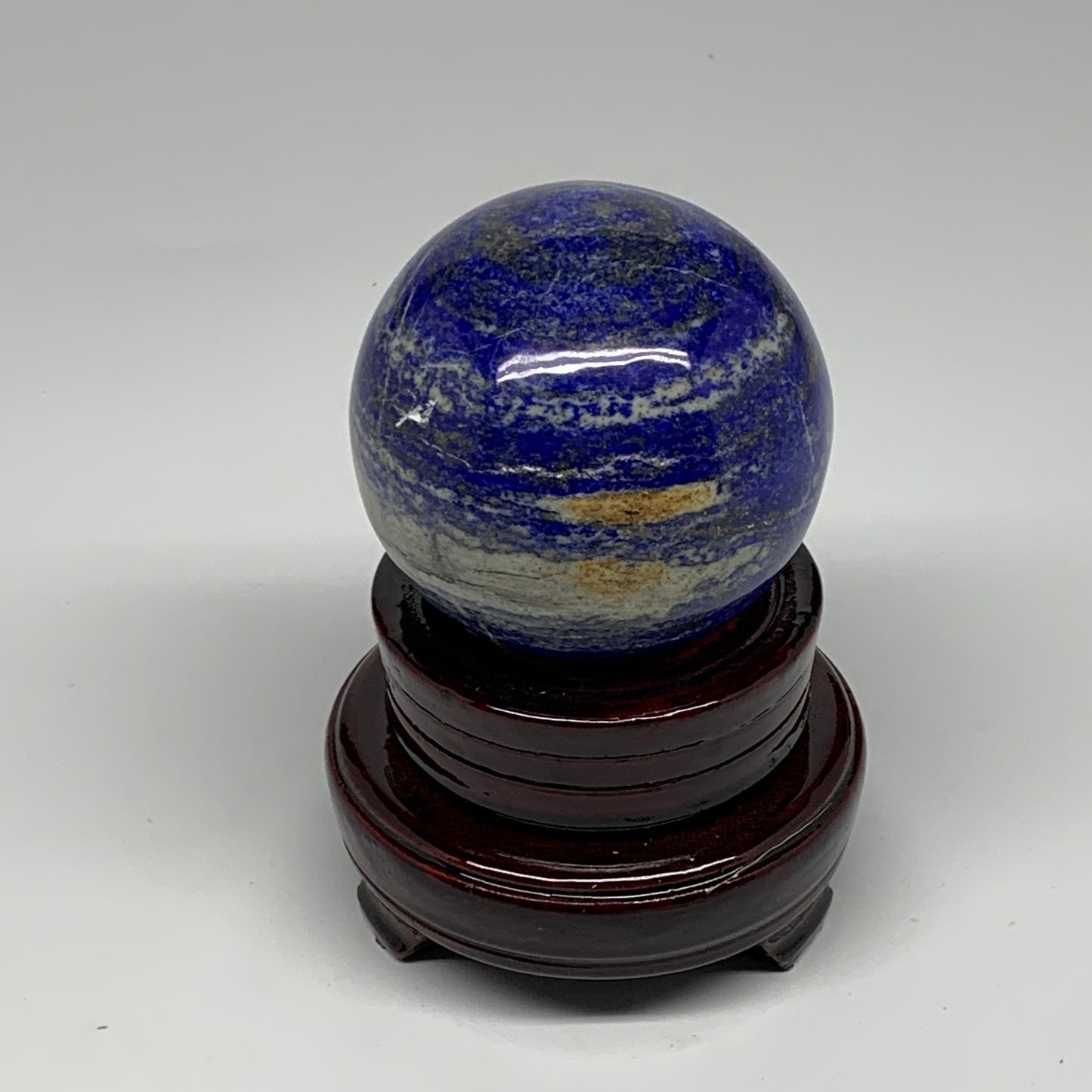 588g, 2.9"(73mm), Lapis Lazuli Sphere Ball Gemstone @Afghanistan, B25331