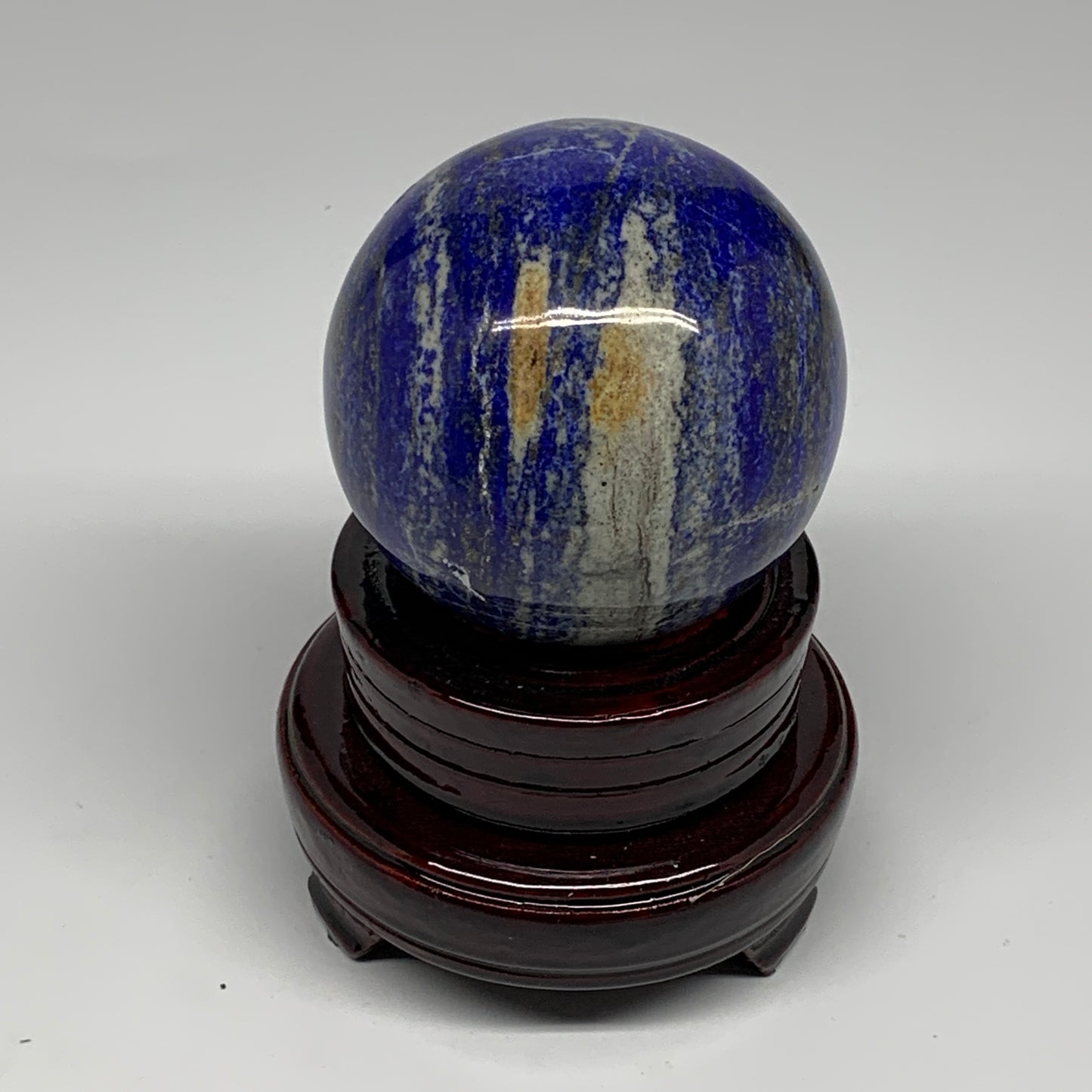 588g, 2.9"(73mm), Lapis Lazuli Sphere Ball Gemstone @Afghanistan, B25331