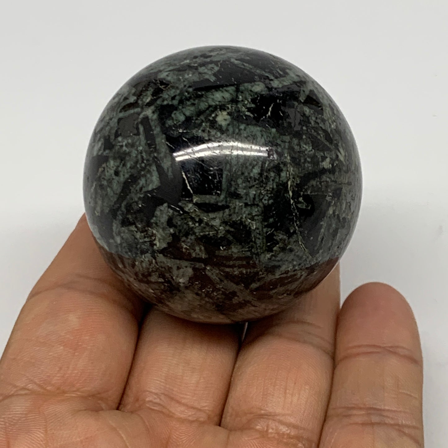157.2g, 1.8"(46mm), Crocodile Kambaba Jasper Sphere Ball @Madagascar,B22198