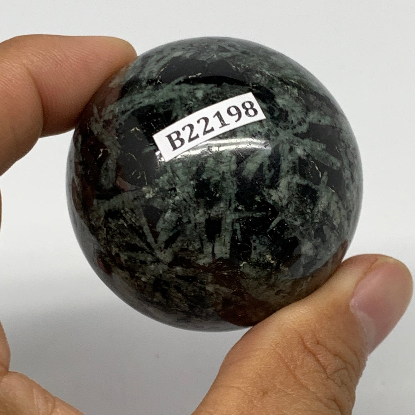 157.2g, 1.8"(46mm), Crocodile Kambaba Jasper Sphere Ball @Madagascar,B22198