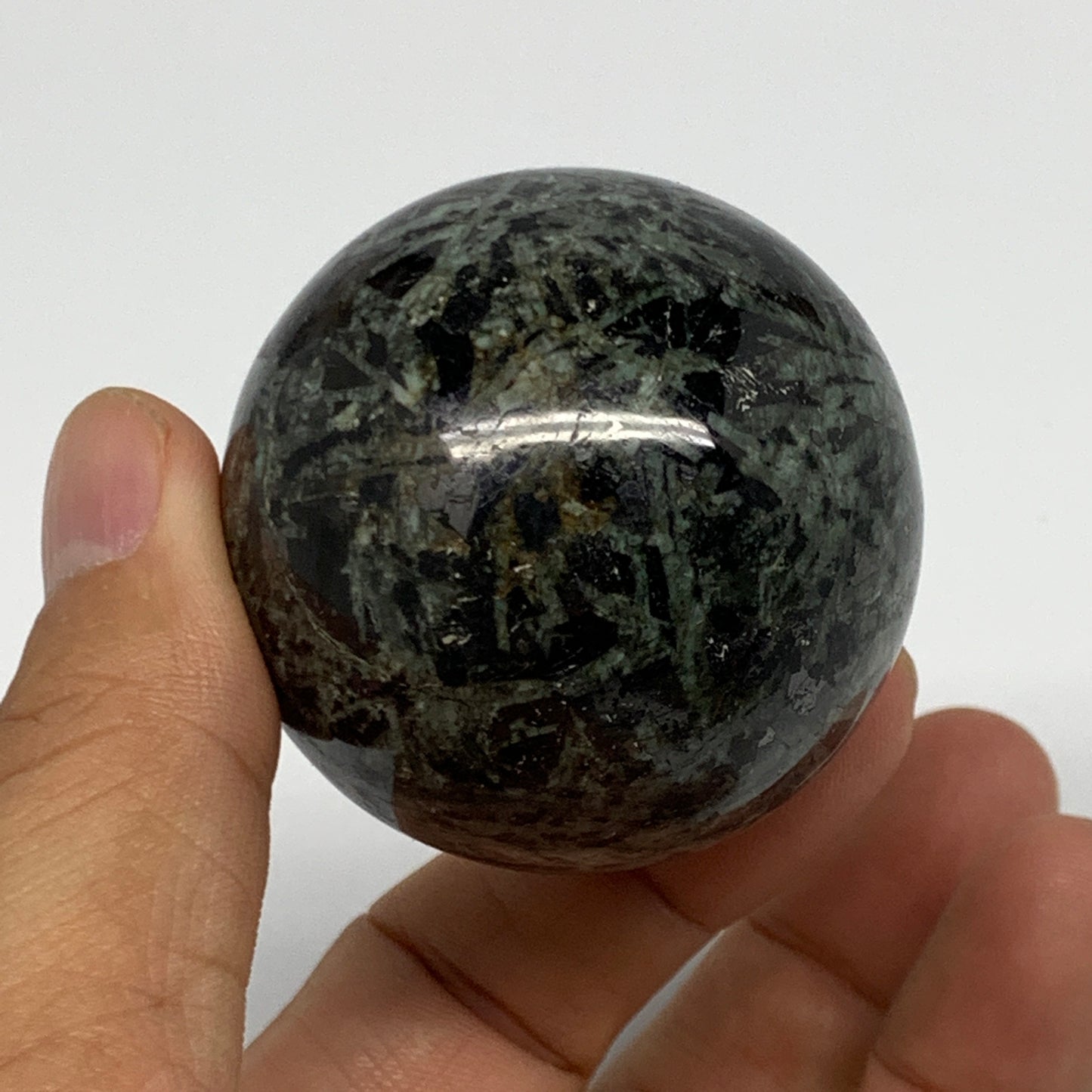157.2g, 1.8"(46mm), Crocodile Kambaba Jasper Sphere Ball @Madagascar,B22198