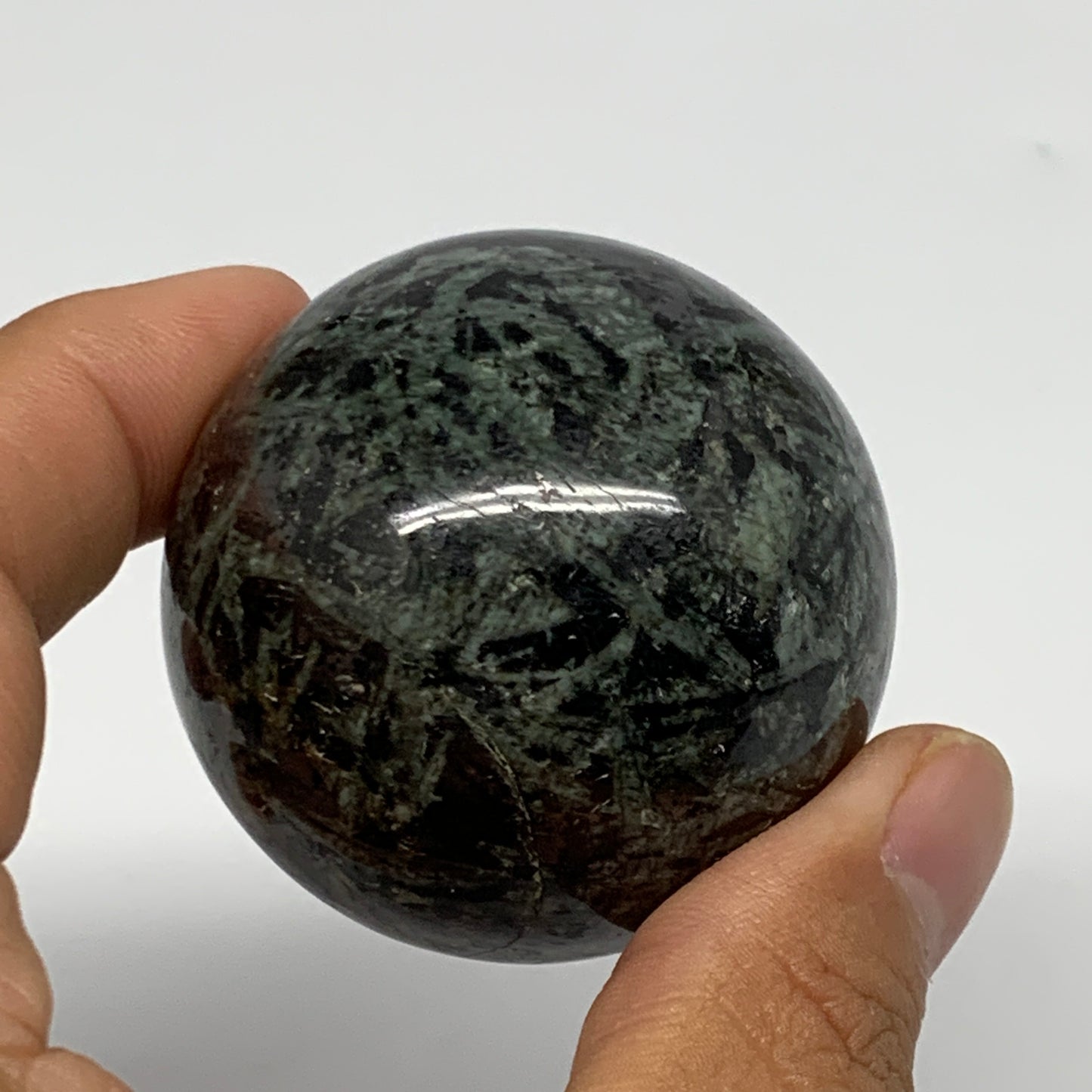 157.2g, 1.8"(46mm), Crocodile Kambaba Jasper Sphere Ball @Madagascar,B22198