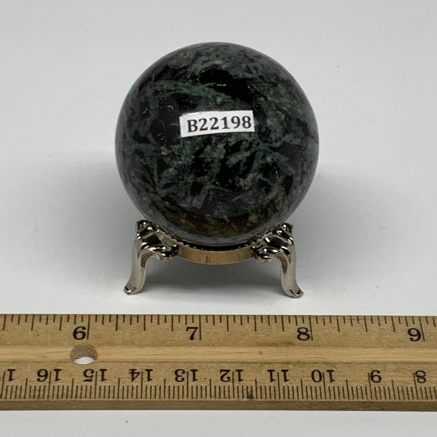 157.2g, 1.8"(46mm), Crocodile Kambaba Jasper Sphere Ball @Madagascar,B22198