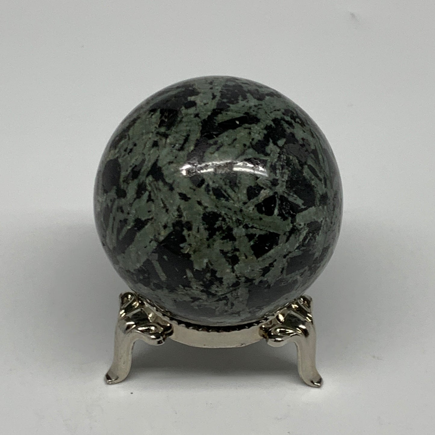 150.7g,1.8"(46mm), Crocodile Kambaba Jasper Sphere Ball Reiki @Madagascar,B22200
