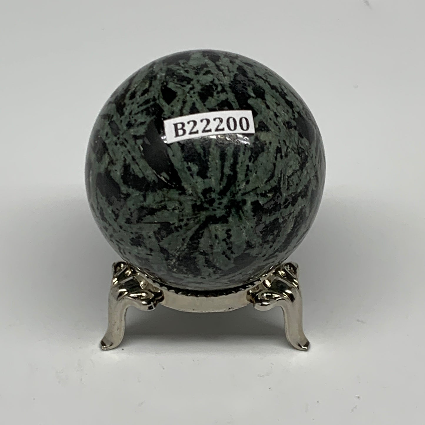 150.7g,1.8"(46mm), Crocodile Kambaba Jasper Sphere Ball Reiki @Madagascar,B22200