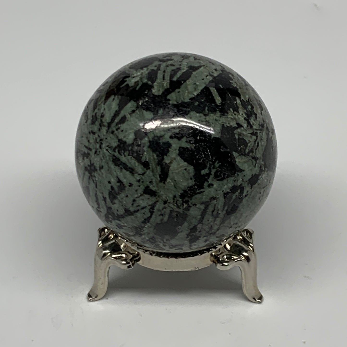 150.7g,1.8"(46mm), Crocodile Kambaba Jasper Sphere Ball Reiki @Madagascar,B22200