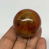 89.3g, 1.6"(40mm),Natural Small Sardonyx Sphere Ball Crystal @Brazil, B22997