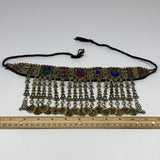 275g, 12"x5"Kuchi Choker Necklace Multi-Color Tribal Gypsy Bohemian,B14112
