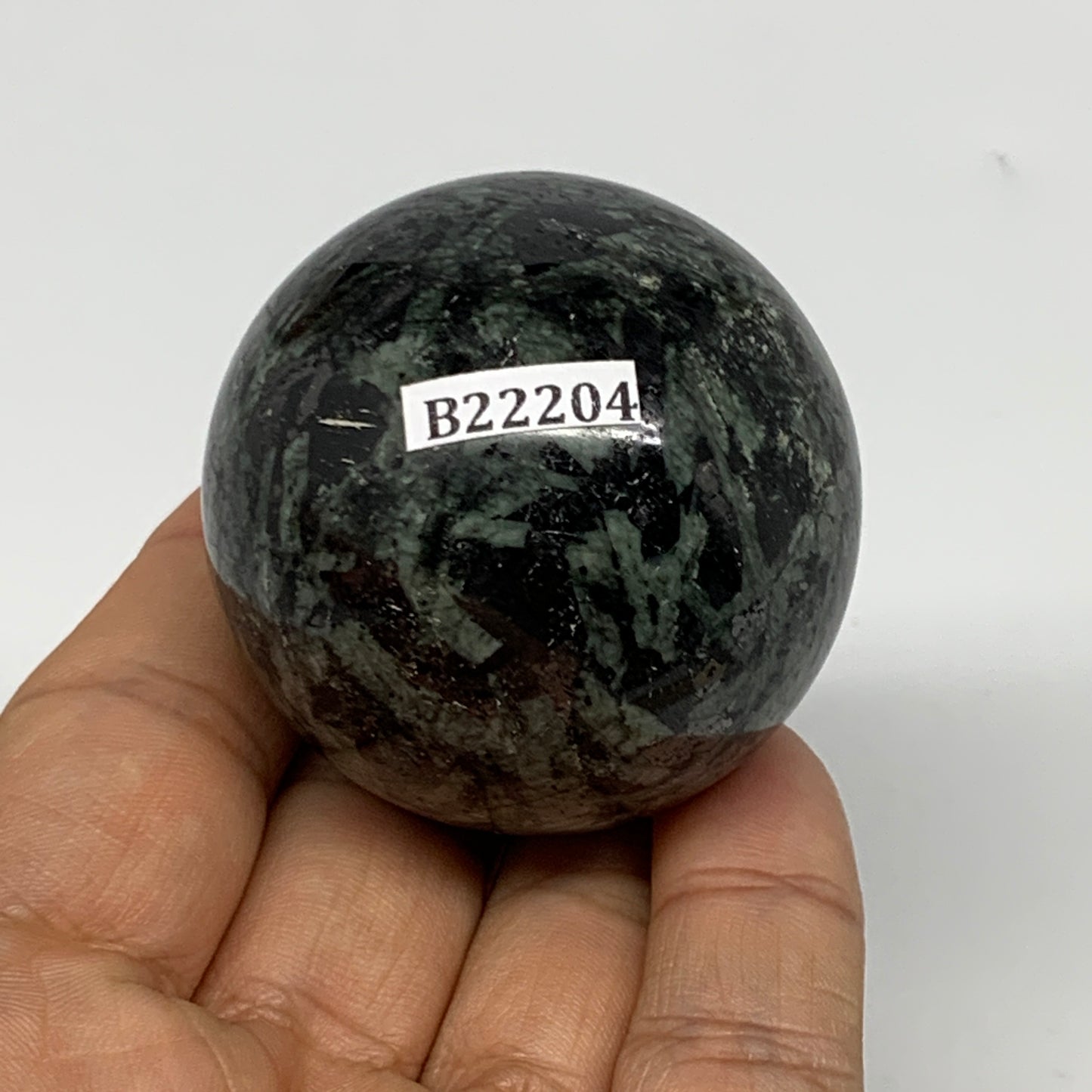157.3g, 1.8"(46mm), Crocodile Kambaba Jasper Sphere Ball @Madagascar,B22204