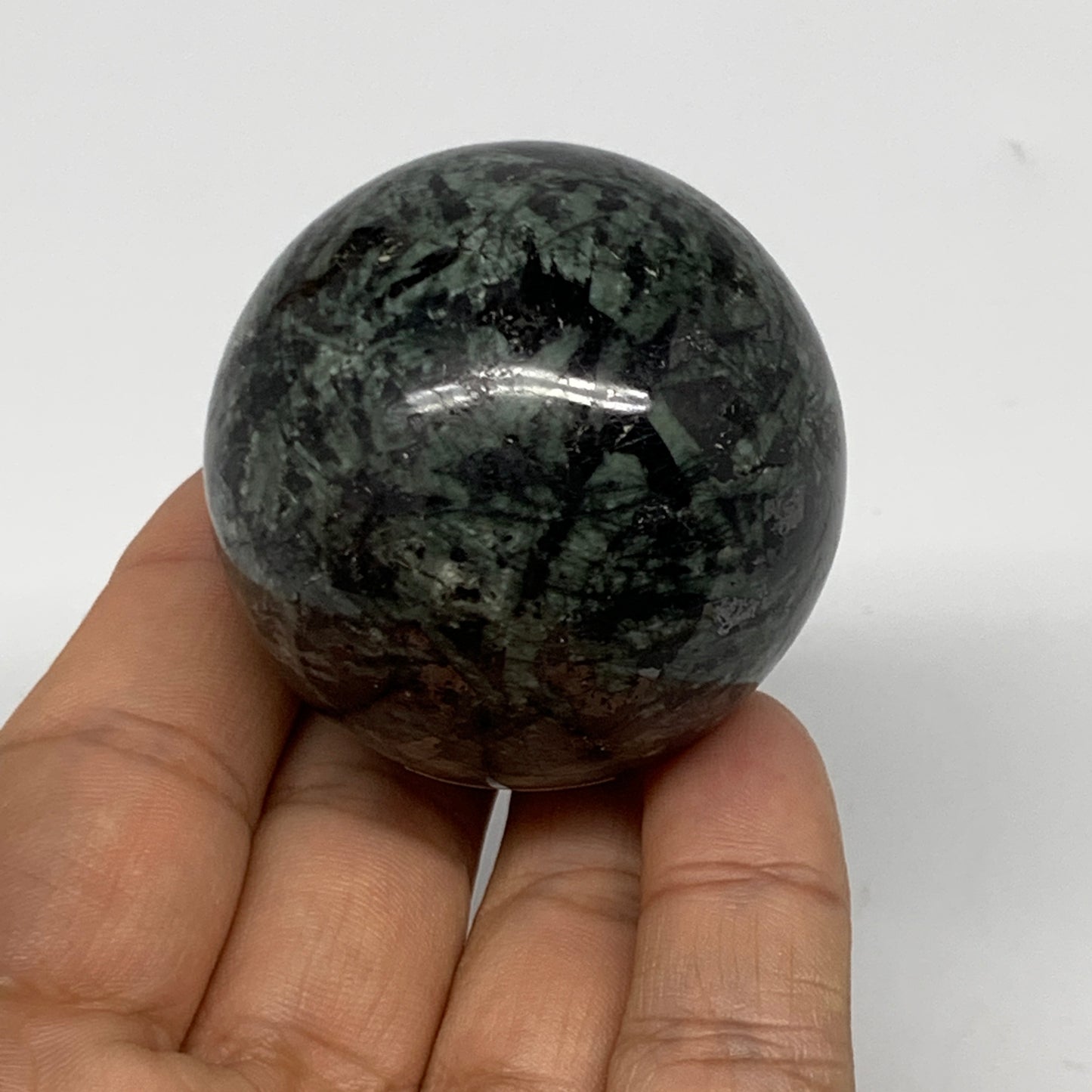 157.3g, 1.8"(46mm), Crocodile Kambaba Jasper Sphere Ball @Madagascar,B22204