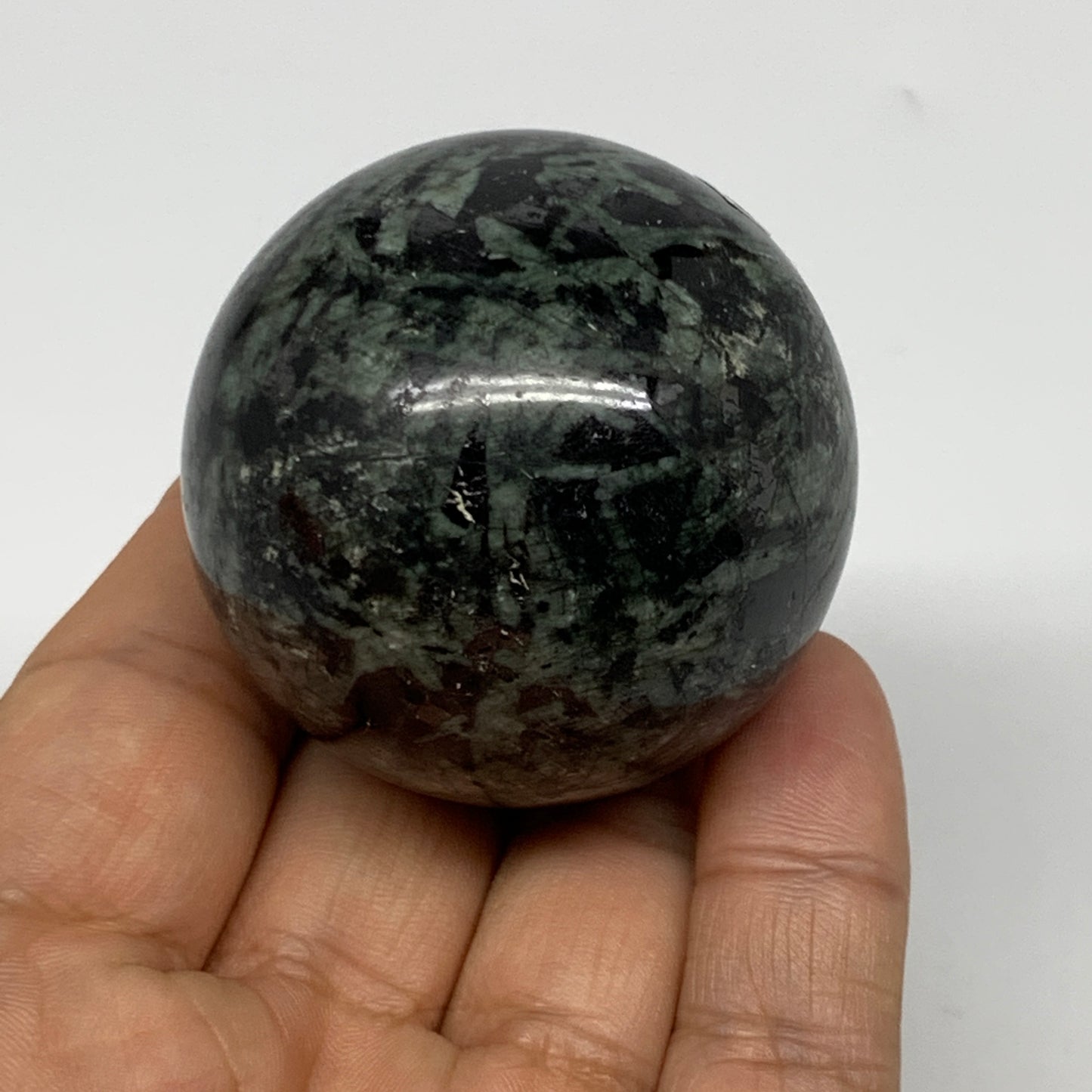 157.3g, 1.8"(46mm), Crocodile Kambaba Jasper Sphere Ball @Madagascar,B22204