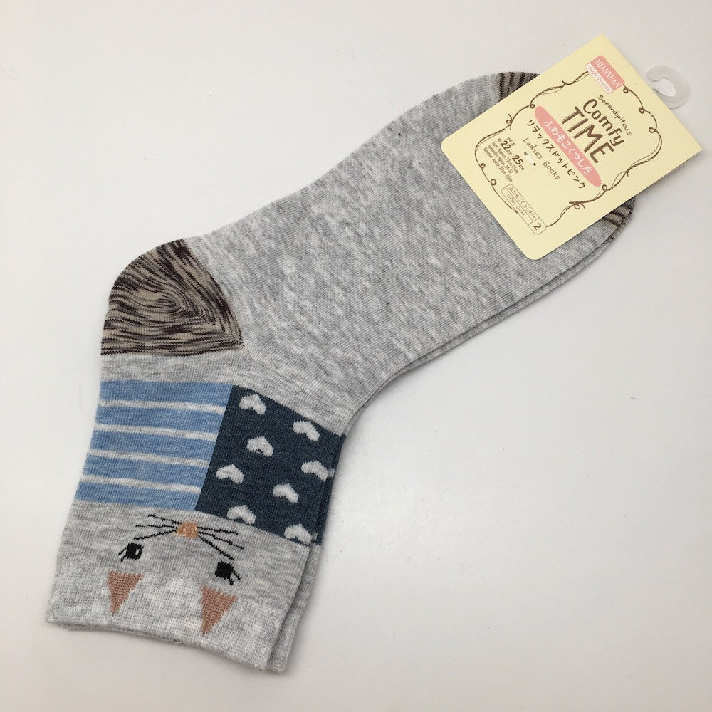 10 Pairs Lot,4 to 6 colors Quality Comfort Ladies Socks - Size: 22cm-25cm, Soc10 - watangem.com