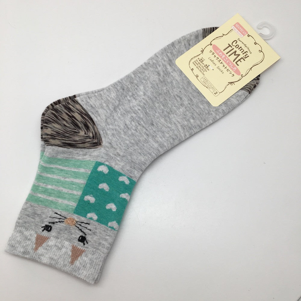 10 Pairs Lot,4 to 6 colors Quality Comfort Ladies Socks - Size: 22cm-25cm, Soc10 - watangem.com