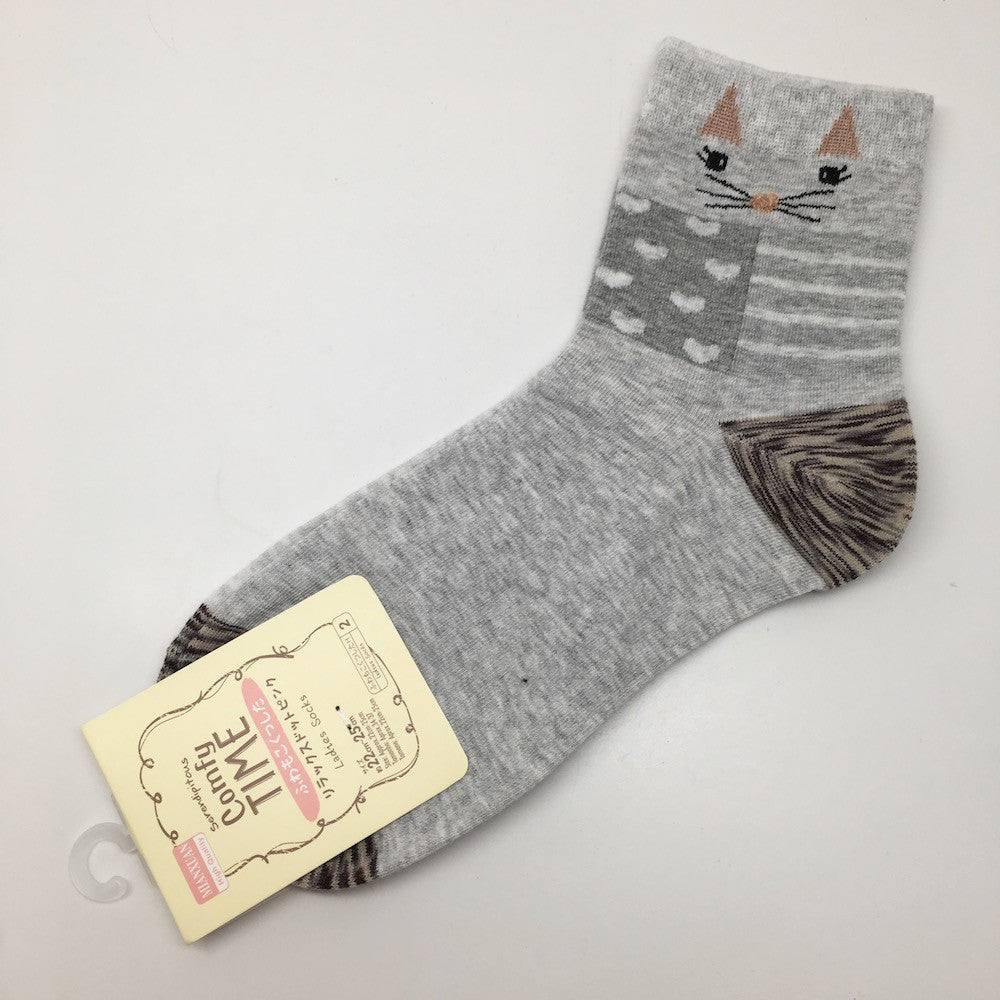 10 Pairs Lot,4 to 6 colors Quality Comfort Ladies Socks - Size: 22cm-25cm, Soc10 - watangem.com