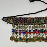 310g, 12.25"x4.75"Kuchi Choker Necklace Multi-Color Tribal Gypsy Bohemian,B14118