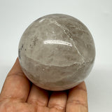 287.3g,2.4"(59mm), Natural Rainbow Moonstone Sphere Ball Gemstone @India,B21400