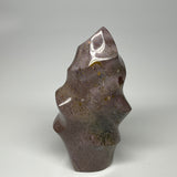 815g, 6.25"x3.2"x2", Natural Ocean Jasper Flame Gemstones Reiki Tool, B19596