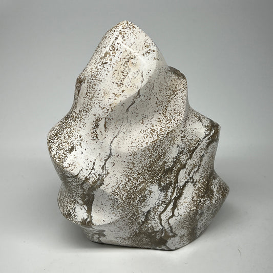 880g, 5.2"x4"x2.2", Natural Ocean Jasper Flame Gemstones Reiki Tool, B19599