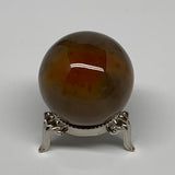 88.3g, 1.6" (40mm), Natural Small Sardonyx Sphere Ball Crystal @Brazil, B23014