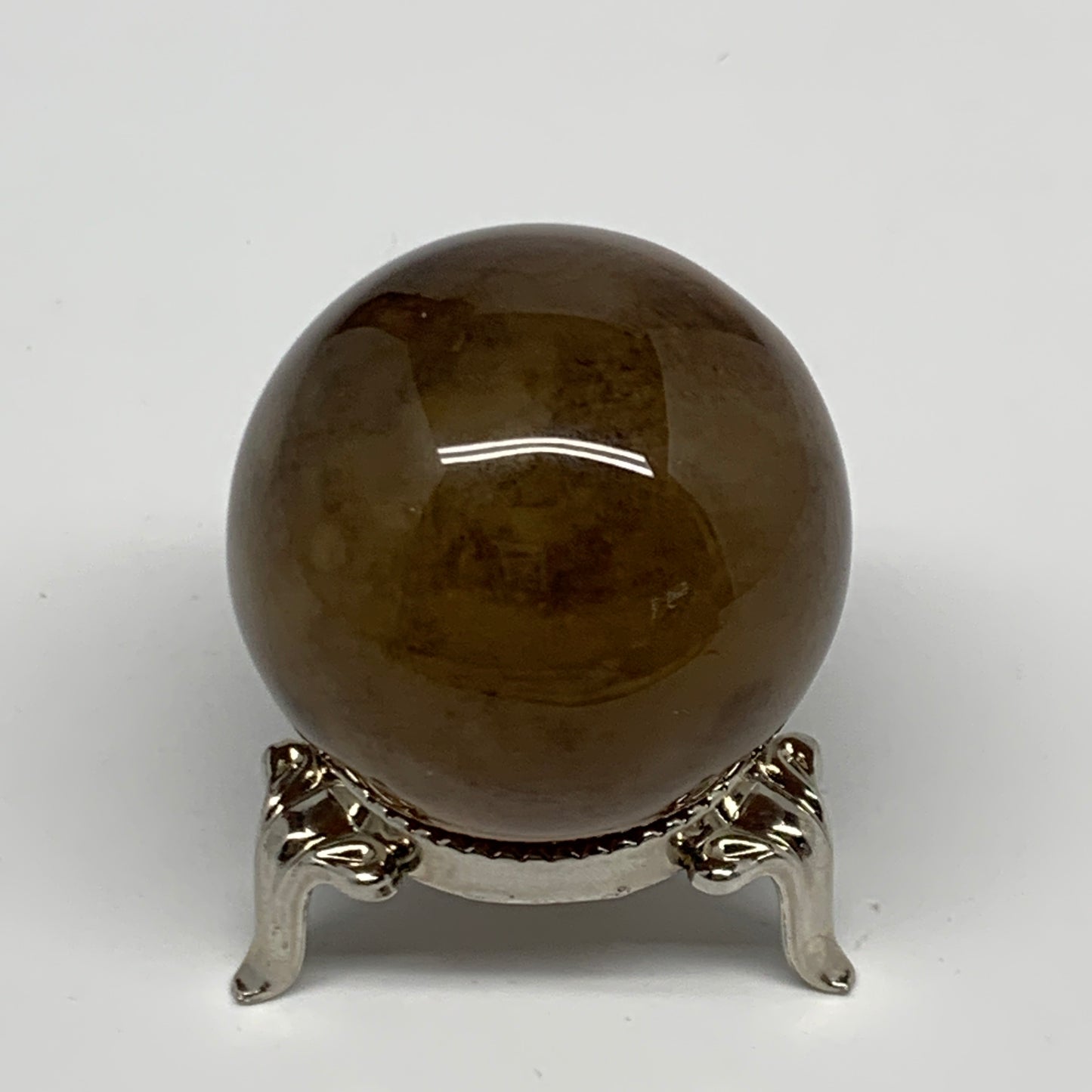 88.3g, 1.6" (40mm), Natural Small Sardonyx Sphere Ball Crystal @Brazil, B23014